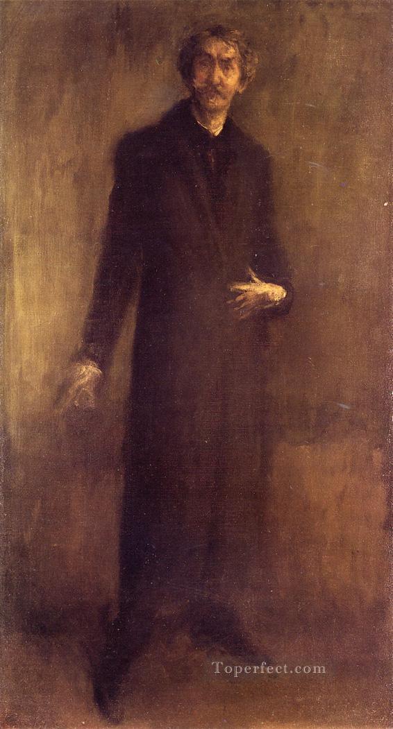 Brown and Gold James Abbott McNeill Whistler Oil Paintings